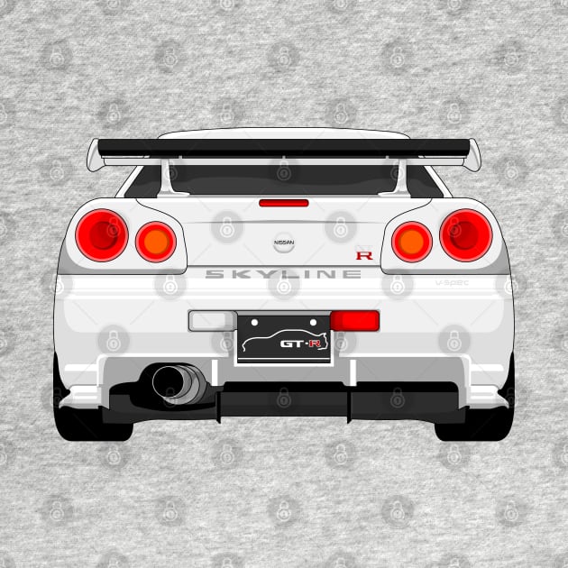 GTR R34 WHITE by VENZ0LIC